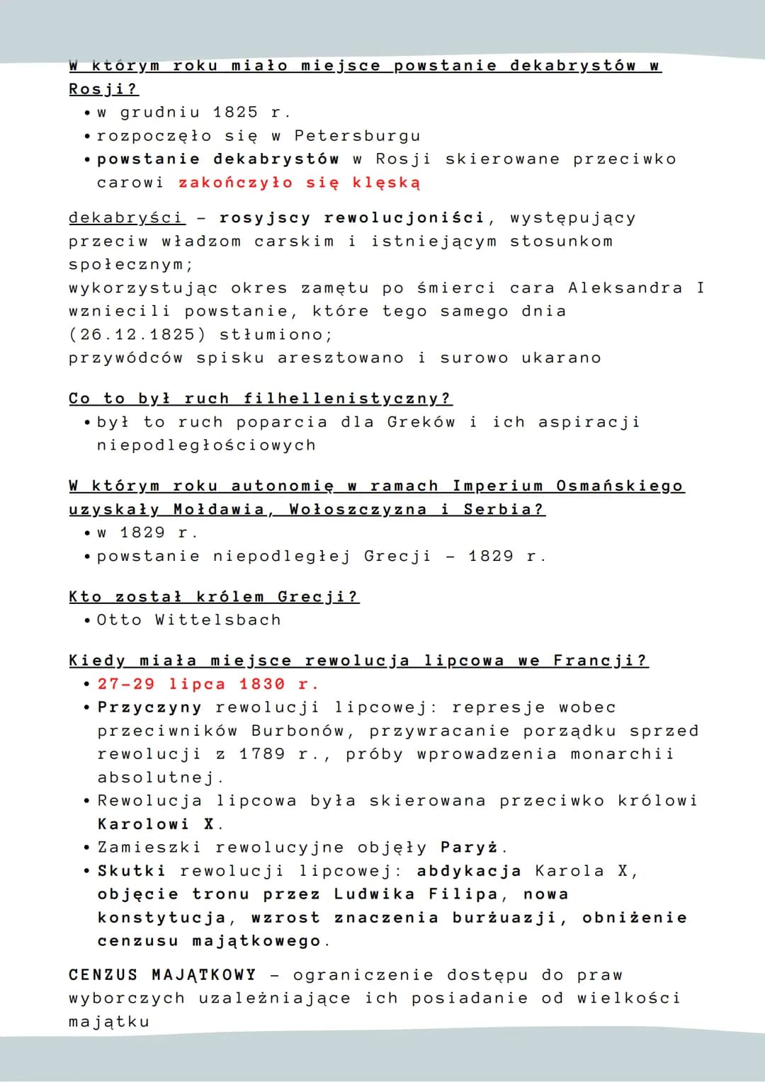 DATY:
02.10.1814 otwarcie kongresu wiedeńskiego
01.03.1815 początek "stu dni Napoleona"
09.06.1815 zakończenie kongresu wiedeńskiego
18.06.1