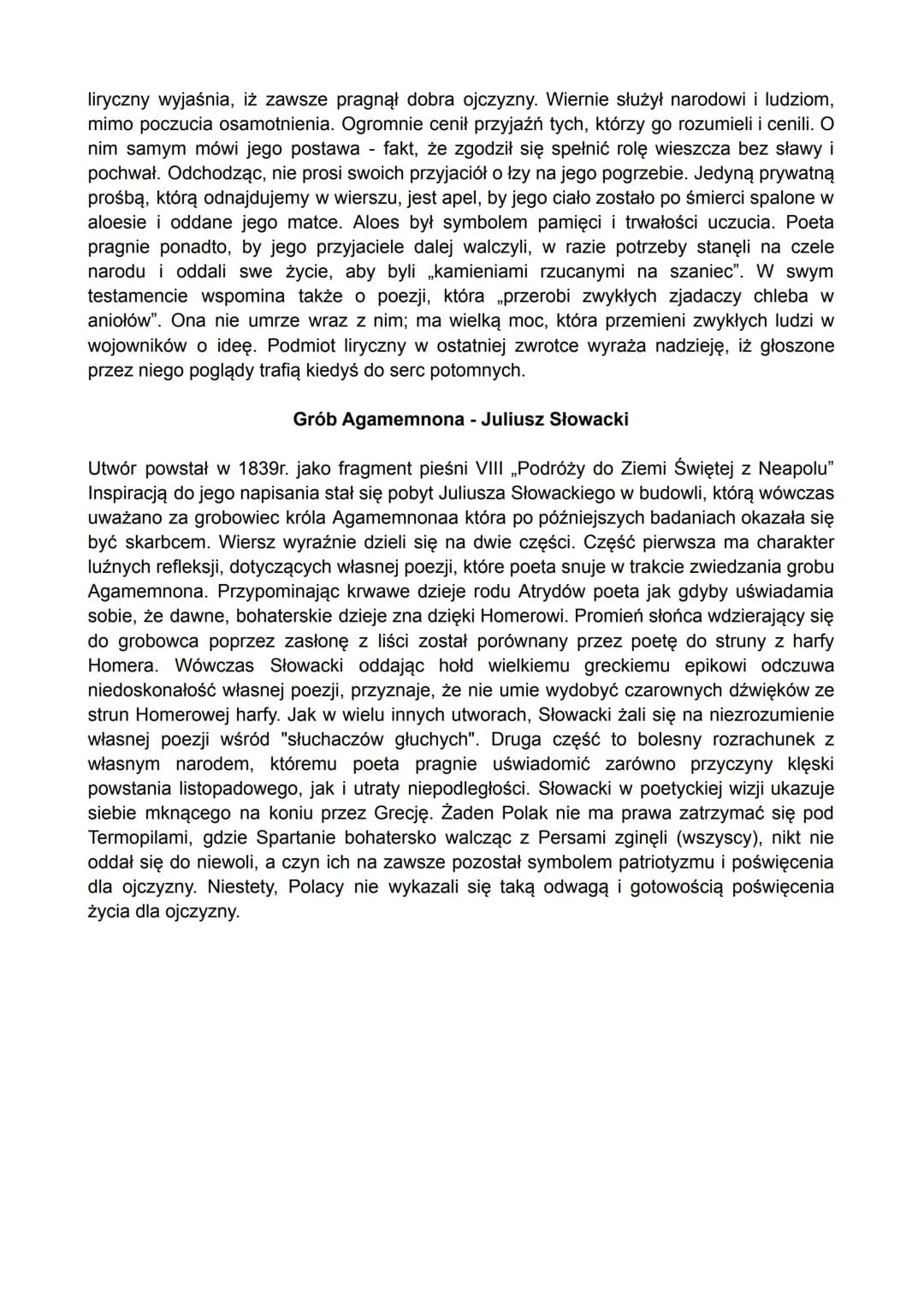 Rozłączenie - Juliusz Słowacki
Początkowo uważano, że adresatką wiersza jest przyjaciółka Słowackiego. Później
zwrócono uwagę na to, że treś