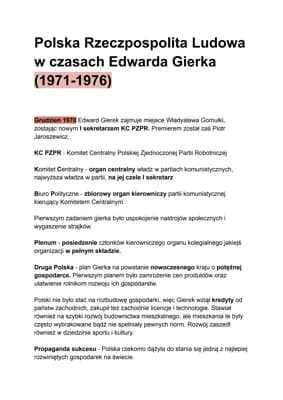 Know Polska Rzeczpospolita Ludowa w czasach Edwarda Gierka (1971-1976), Kryzys gospodarczy i społeczny w Polsce w drugiej połowie XX w. thumbnail