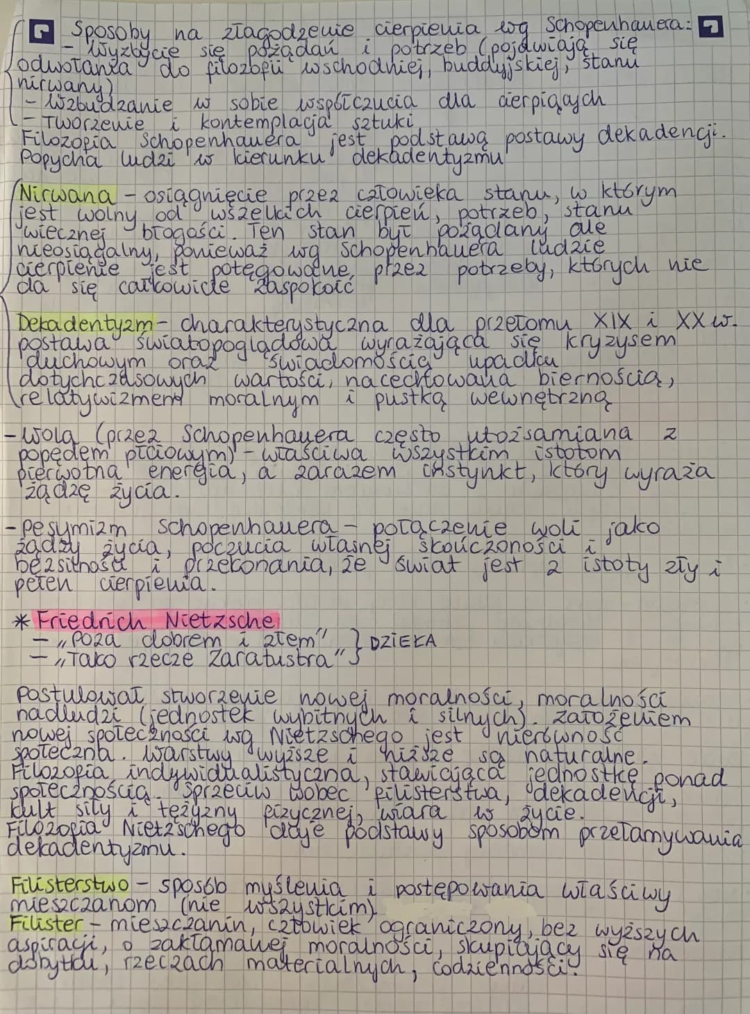 Modernizm i Młoda Polska: Intuicjonizm Bergsona i Filozofia Schopenhauera