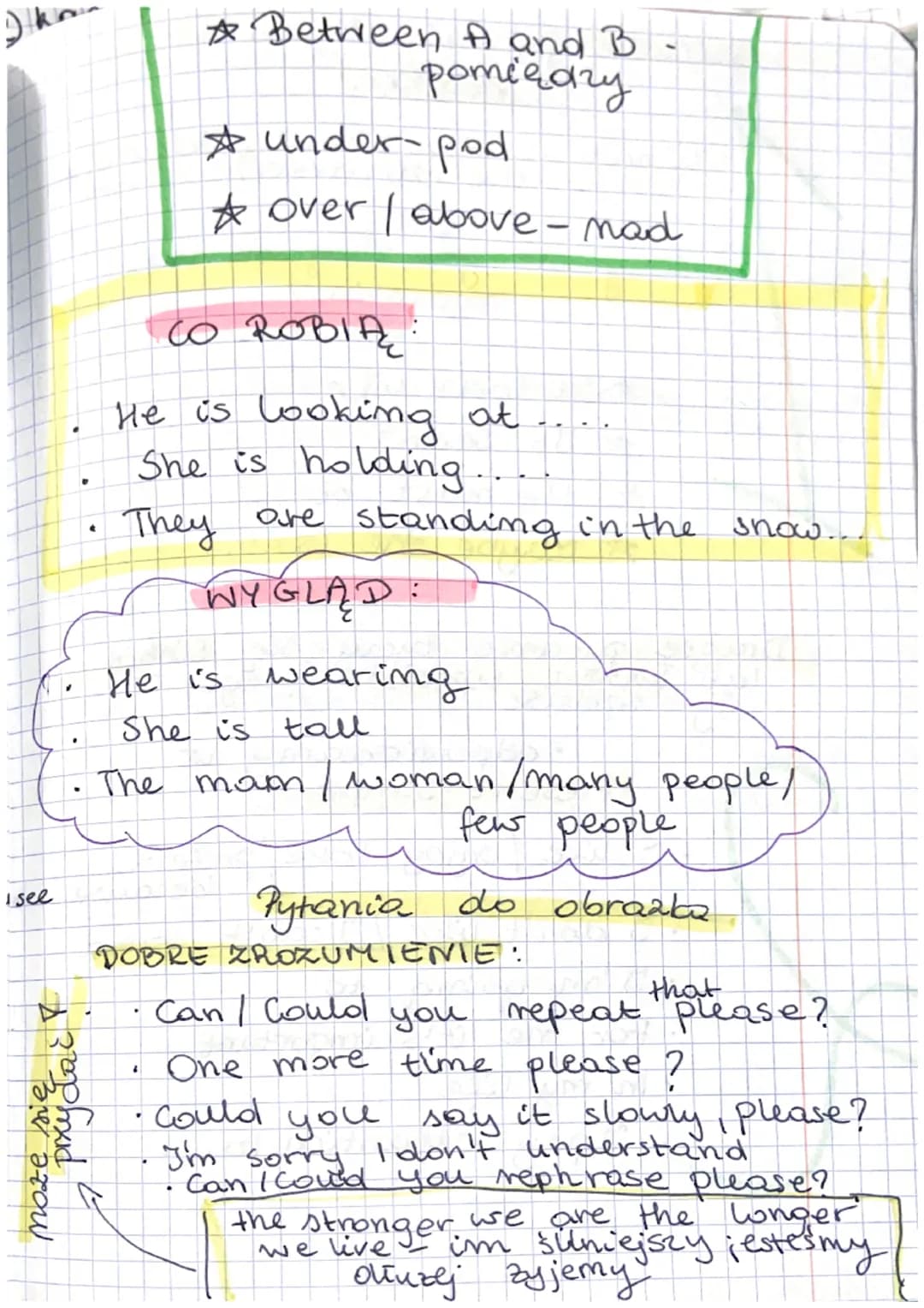 Matura
(1) Roamowa wstępna
(2) Chmurki
OPINIA
•What do you think?
How about you?
1
▼
ustna
ODRZUCENIE
to I don't think it's a
.
-
fre
• I'm
