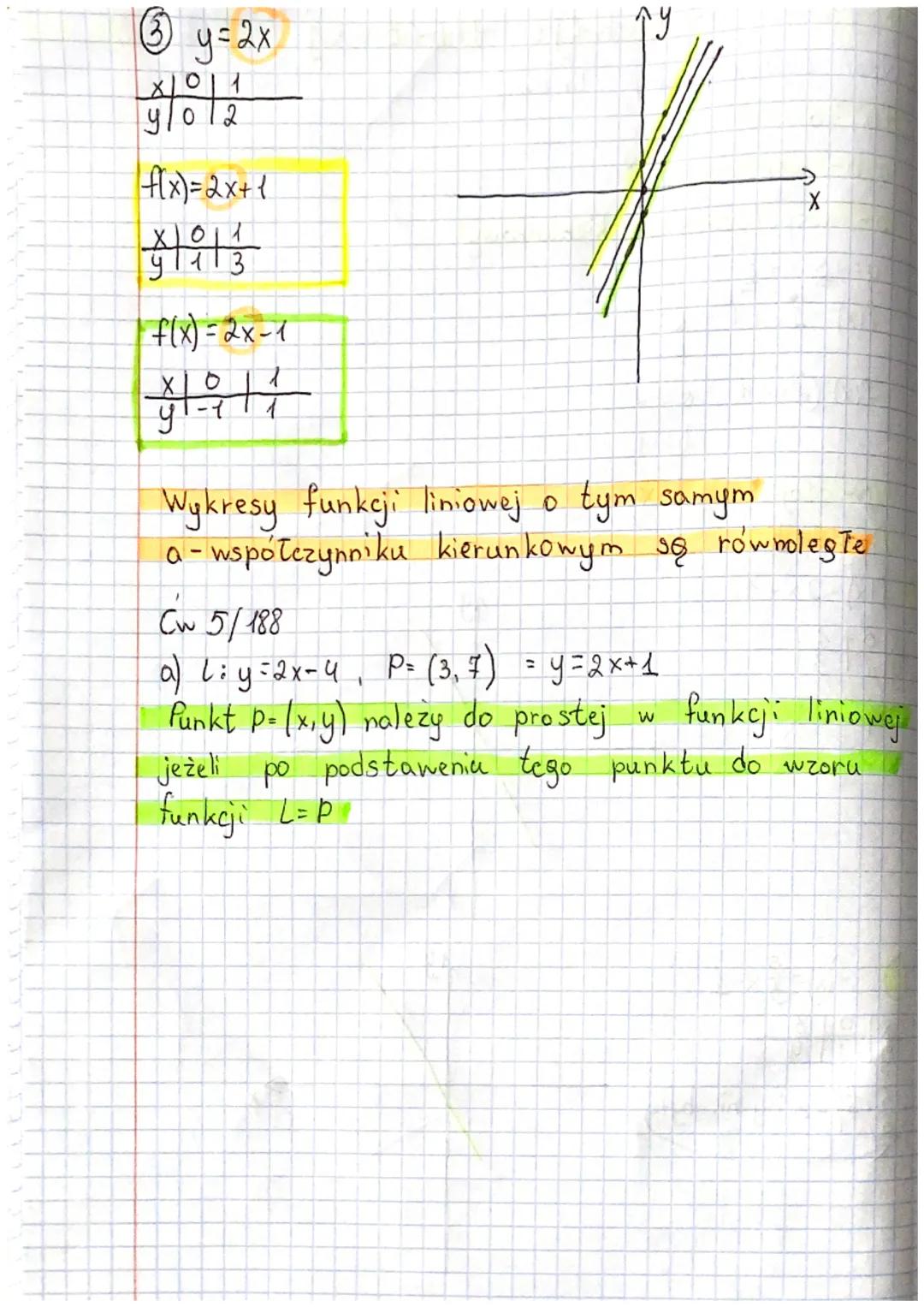 r
wykkes hunklje himnowej
Wzór ogólny funkcji liniowej
f(x) = ax + b
a, b- współczylmuki
a- współczynnik kiekunkowy
y=+ @x+b
b
f(x) = 2x+1²°