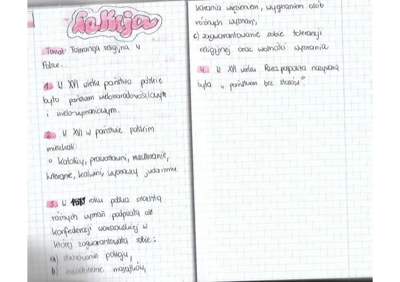Kokijay
Temat: Toleranya religijna w
Polsce.
1. W XVI wieku państwo paskie
byto państwem wielonarodowosciowy
i wielo wynaniowym.
QN XVI w pa