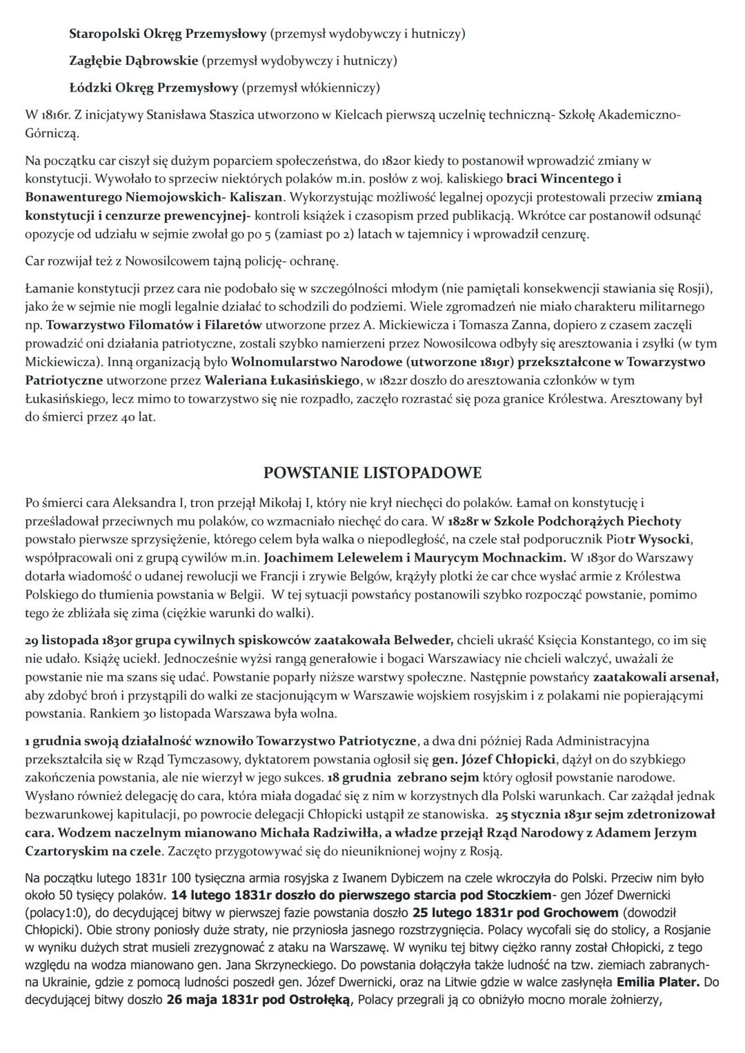 SYSTEM WIEDEŃSKI NA ZIEMIACH POLSKICH
Na kongresie wiedeńskim Księstwo Warszawskie zlikwidowano. Powstało wtedy:
Królestwo Polskiego- połącz