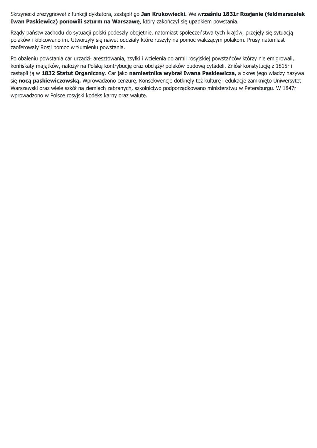 SYSTEM WIEDEŃSKI NA ZIEMIACH POLSKICH
Na kongresie wiedeńskim Księstwo Warszawskie zlikwidowano. Powstało wtedy:
Królestwo Polskiego- połącz