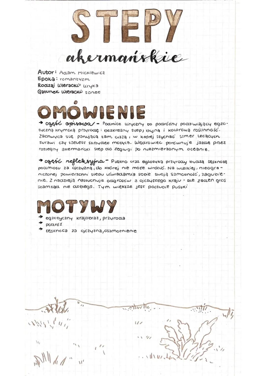 Stepy akermańskie - Adam Mickiewicz