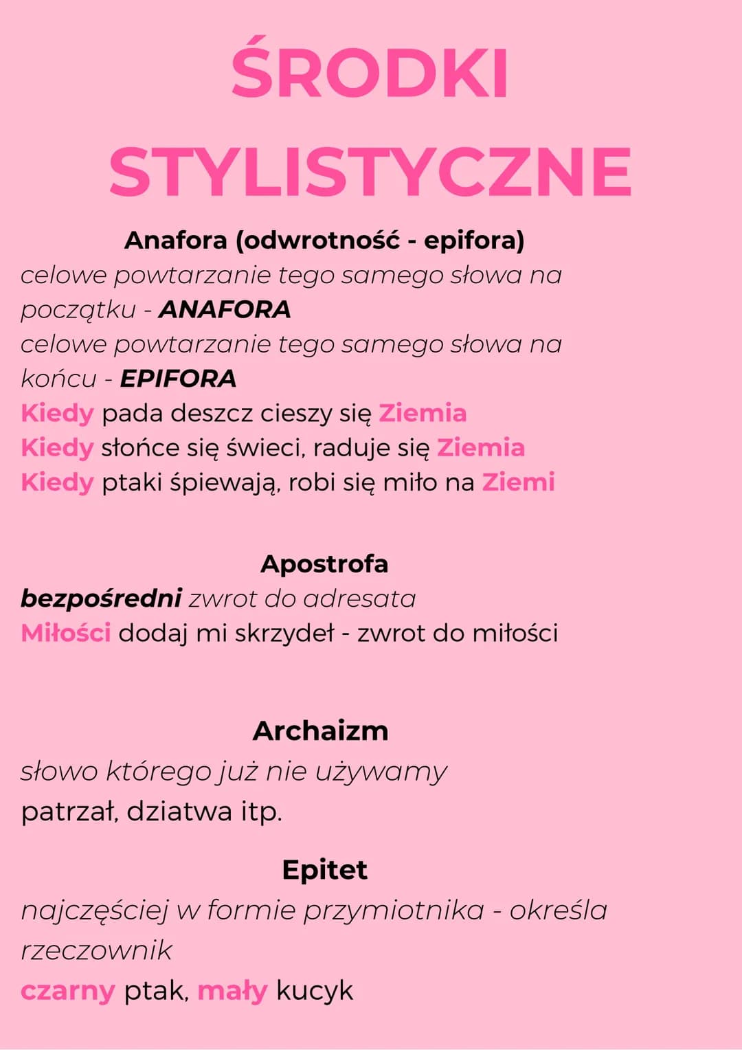 CZĘŚCI MOWY
rzeczownik- kto? co? np. mama, krzesło,
kot, on, wy, my, sałata...
czasownik - co robi? co się z nim dzieje?
np. śpi, śpiewa, ta