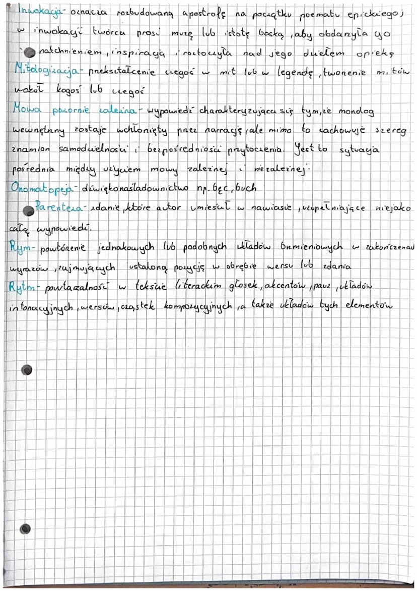 Srodki stylistyczne
Apostrofa- bezpośredni zwrot do adresata np. Iskro bogów!
Oksymoron - zestawienie pojęć
znaczeniu np.
sucha woda
Apaloca