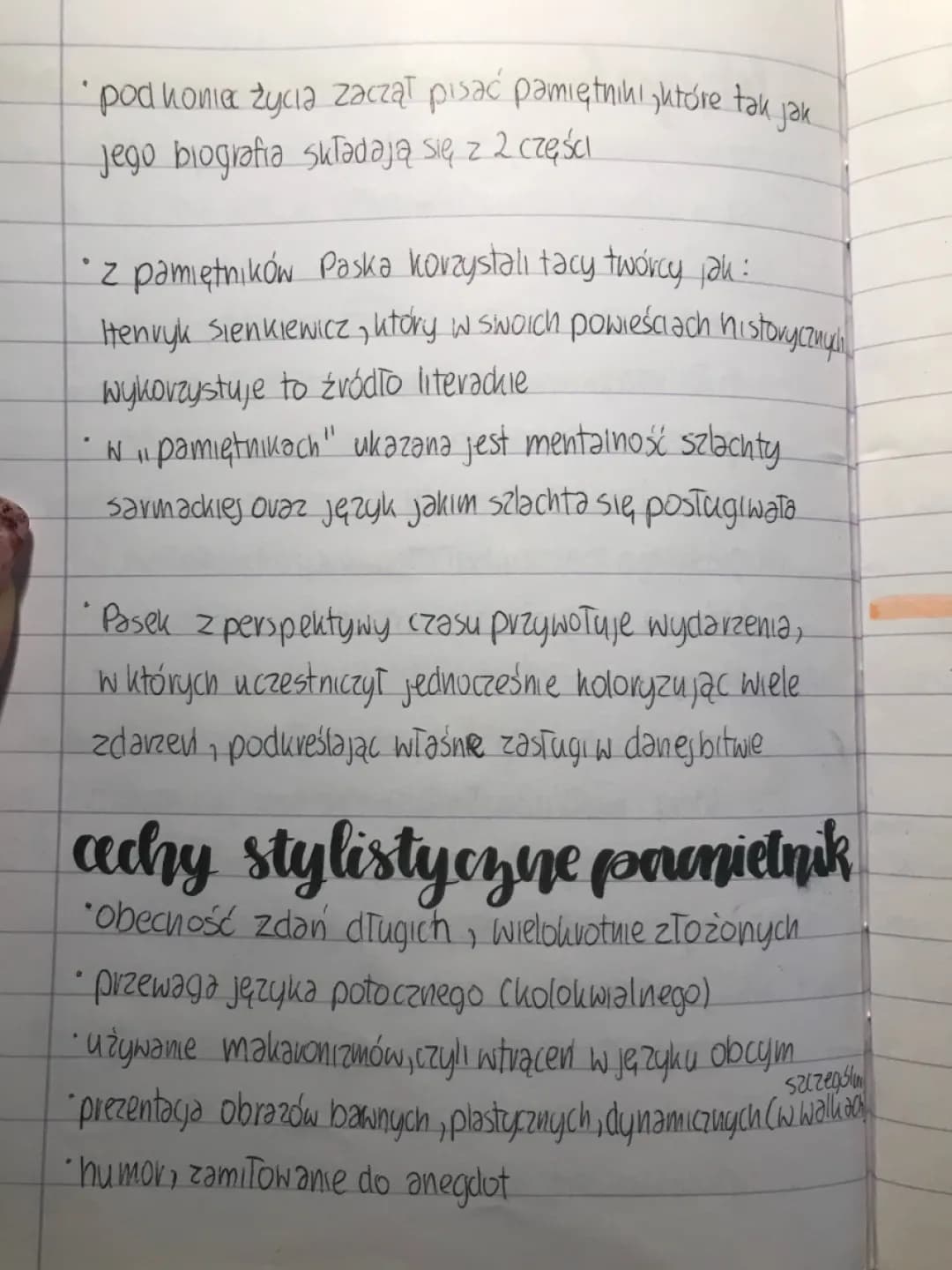 Cechy Pamiętników Jana Chryzostoma Paska - Sarmatyzm i Styl Sarmacki