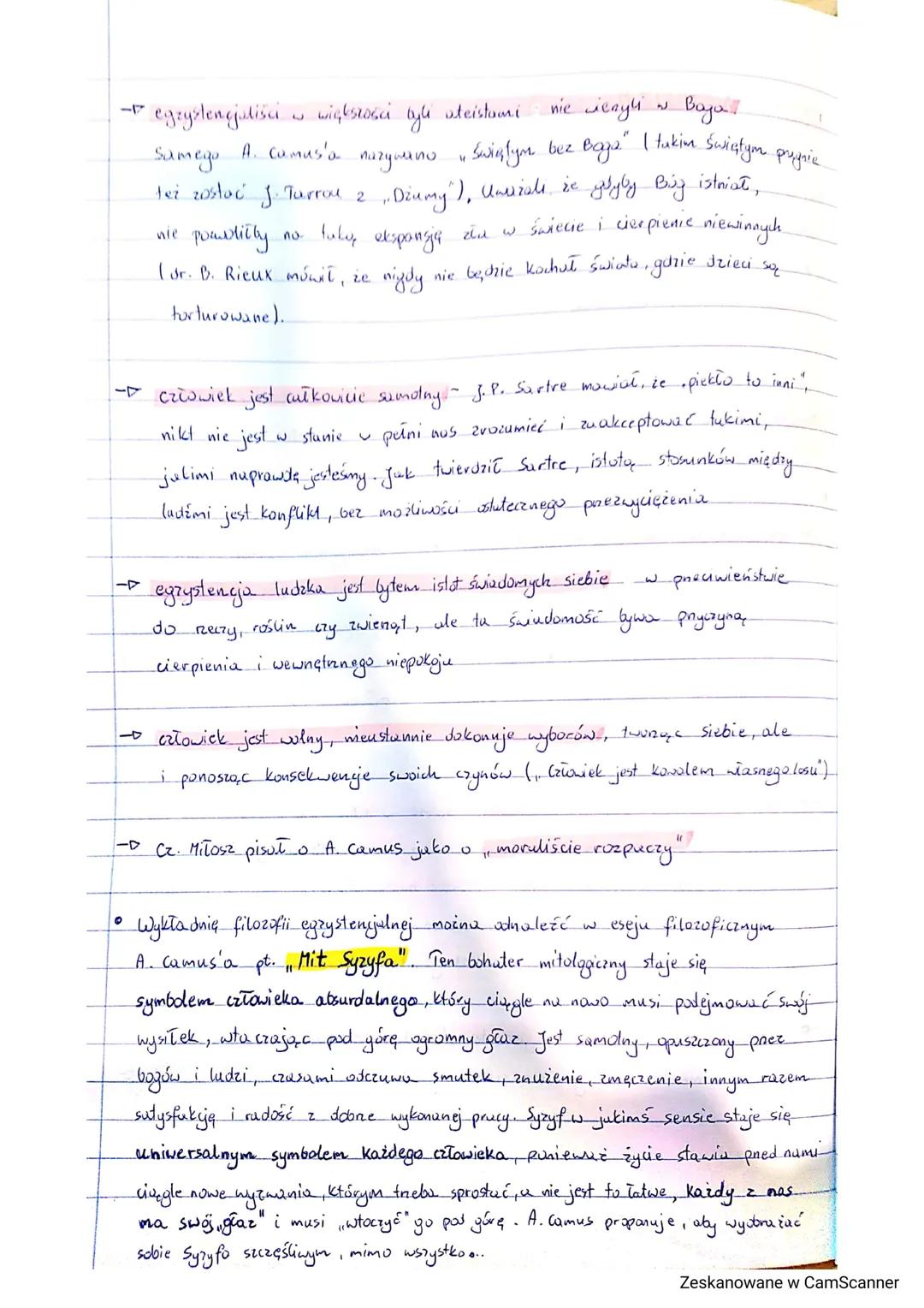EGZYSTENCJALIZM.
na
temuty egzystenjulne związane & absurdem ludzkiego
Refleksjon
istnienia poddawali się już myśliciele XVII-wieczni :
Me w