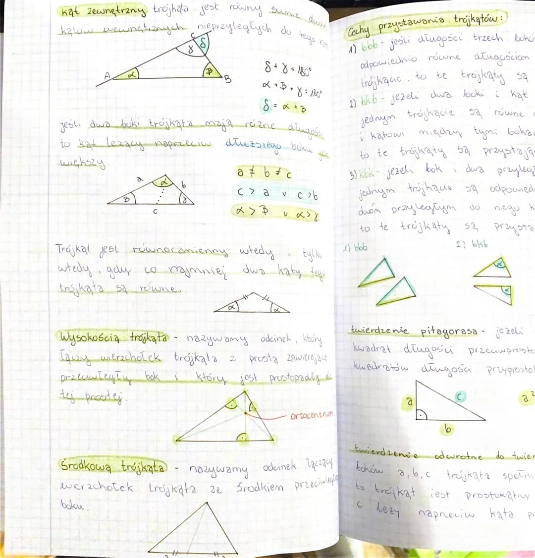 geometria plaska - okręgi i koła
symetralna odcinka
odcinka, dzieląca go na dwie
nazywamy prosta prostopadła do tego
Symetralna odcinka jest
