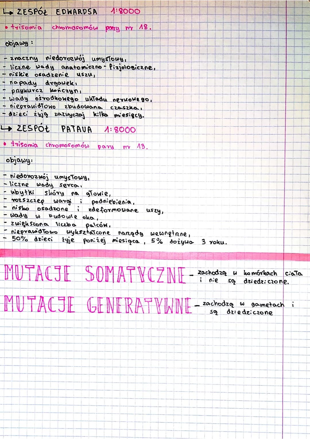 -choroby genetyczne
podzial chorób genetycznych
L choroby jednogenowe, czyli spowodowane mutacjami w pojedynczych genach,
choroby chromosoma