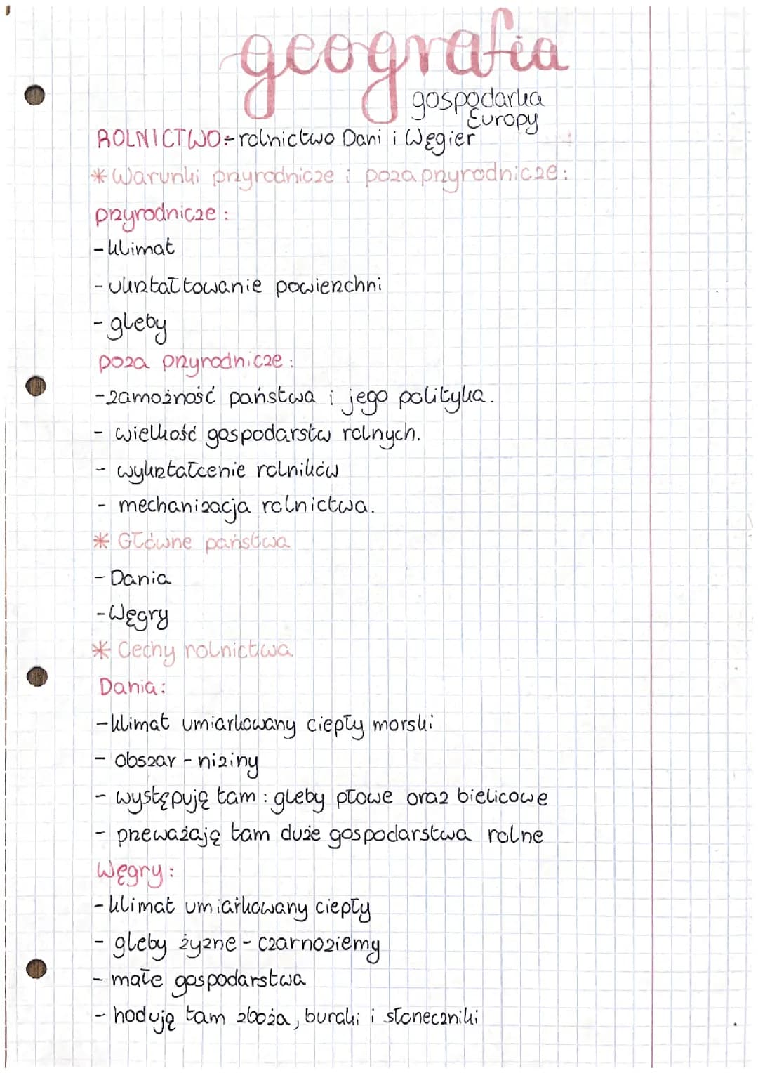 Geografia - Gospodarka Europy