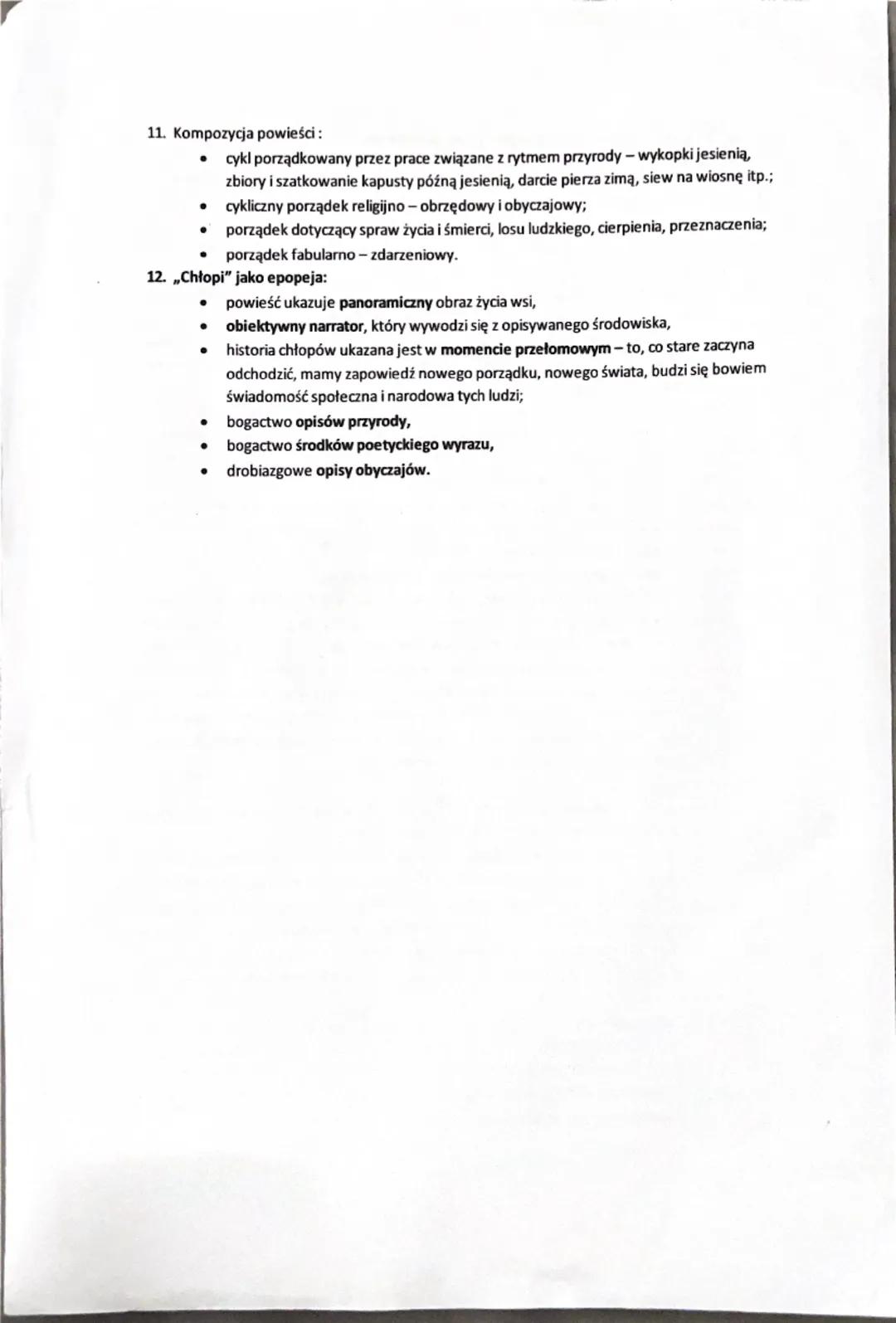 Chłopi" Władysława Reymonta jako powieść modernistyczna
1. Powieść ukazywała się w odcinkach w Tygodniku Ilustrowanym" od 1902 do 1908, w
wy