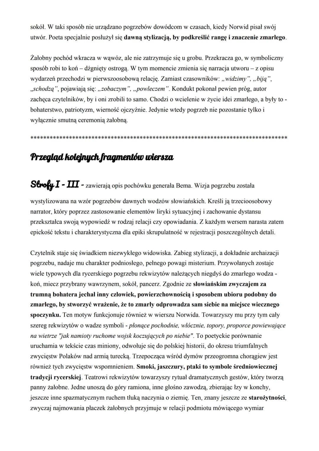 
<h2 id="bemapamiciaobnyrapsodinterpretacja">Bema pamięci żałobny rapsod - interpretacja</h2>
<h3 id="geneza">Geneza</h3>
<p>Utwór "Bema pam