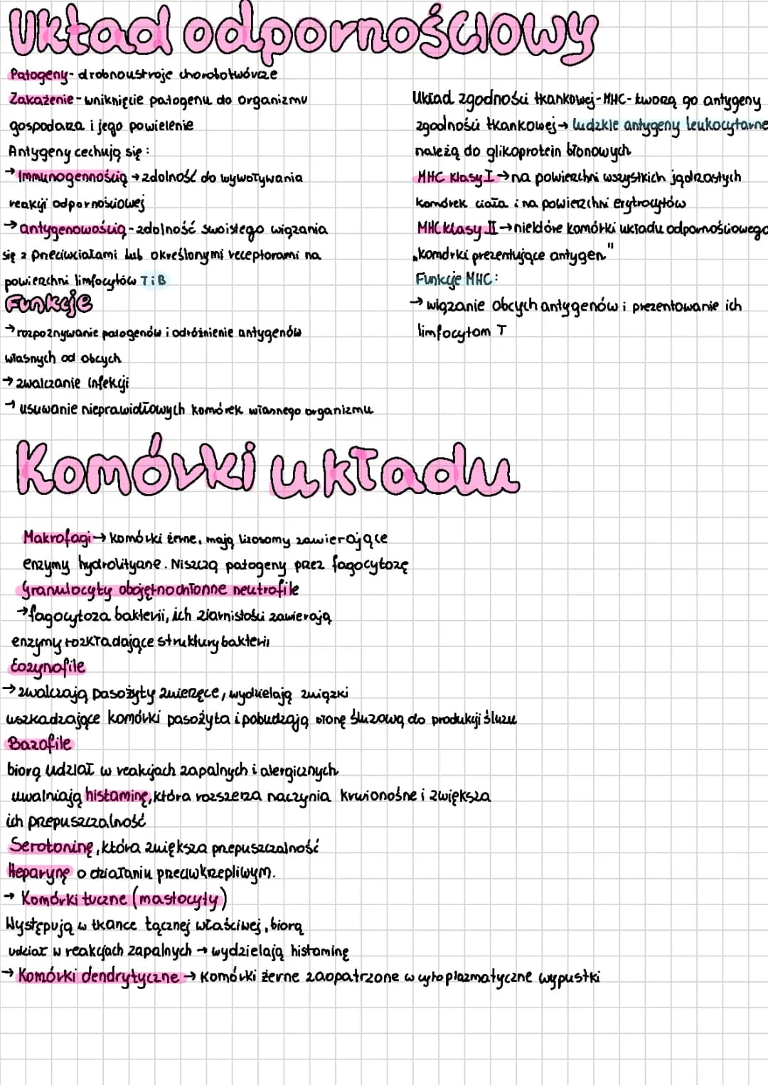 układ odpornościowy 