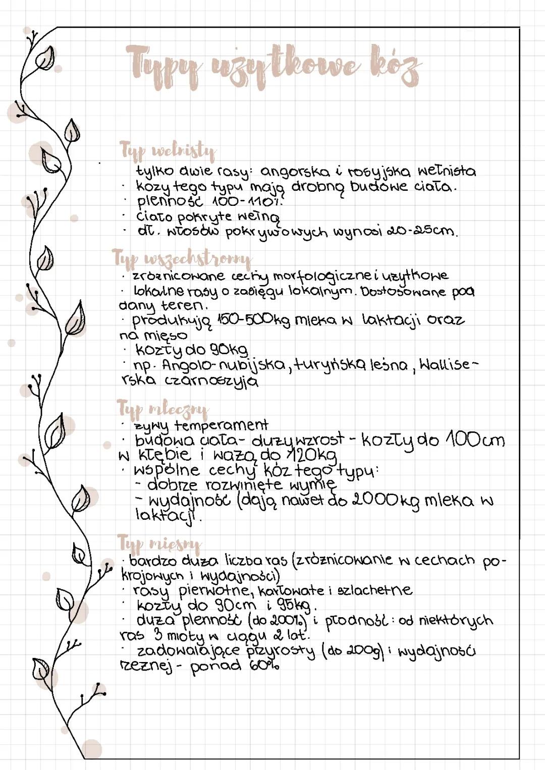 Typy Użytkowe Kóz - Przewodnik dla Weterynarzy