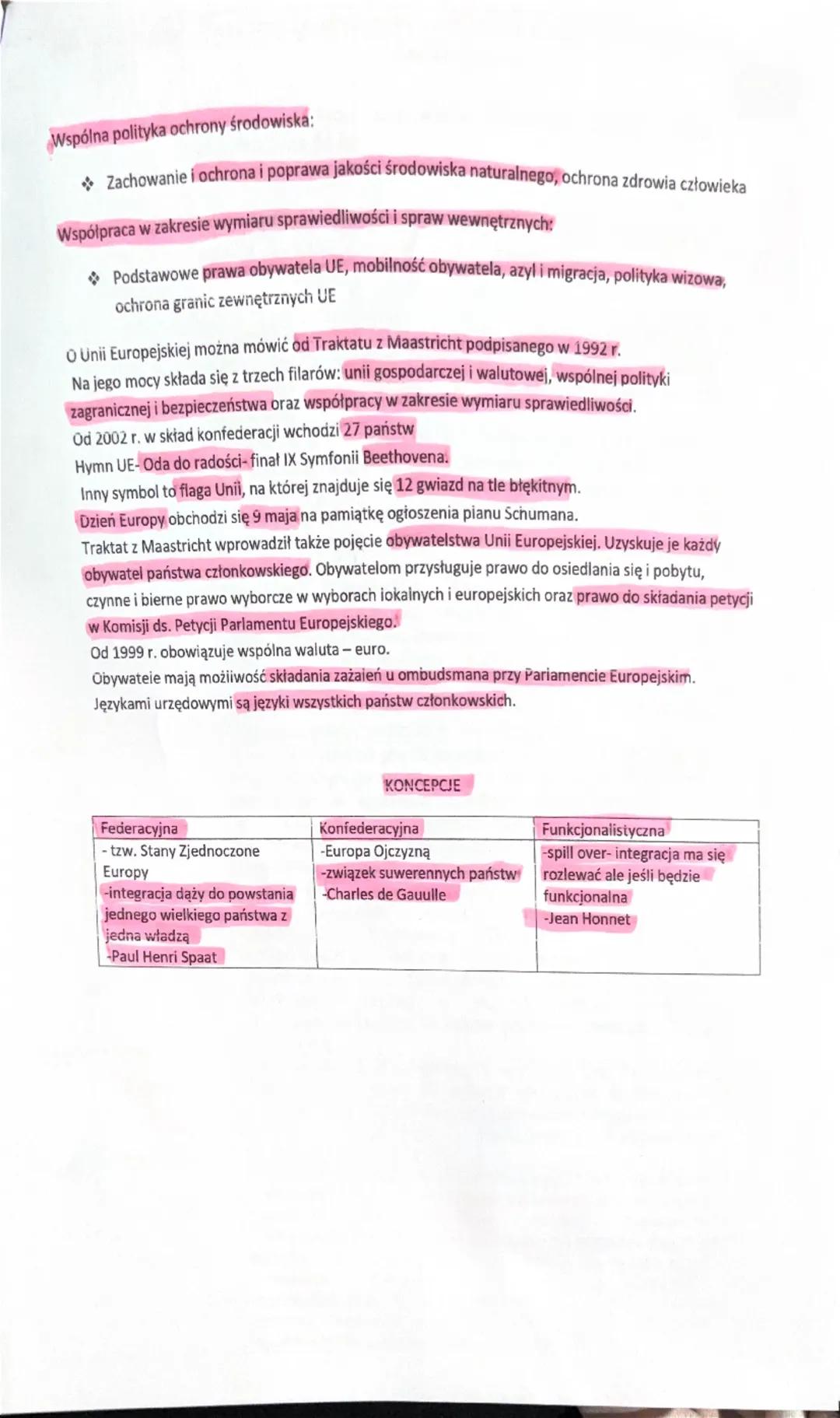 # INTEGRACJA EUROPEJSKA

Geneza:
ekspansja komunizmu, początek Zimnej Wojny, plan Marshalla, podział Niemiec, porozumienie Niemiec i Francji