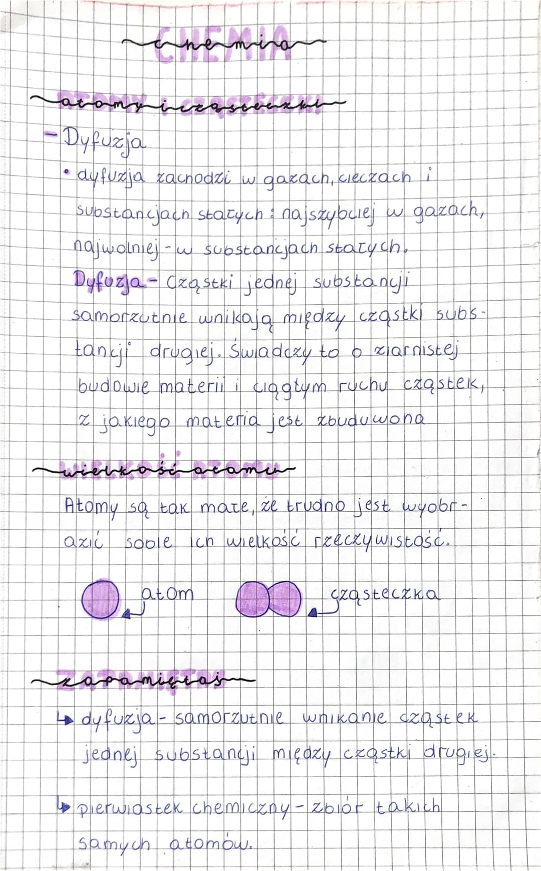 atomy in
- Dyfuzja
nemira
0
dyfuzja zachodzi w gazach, cieczach i
سلسلہ
Substancjach statych : najszybciej w gazach,
najwolniej - w substanc