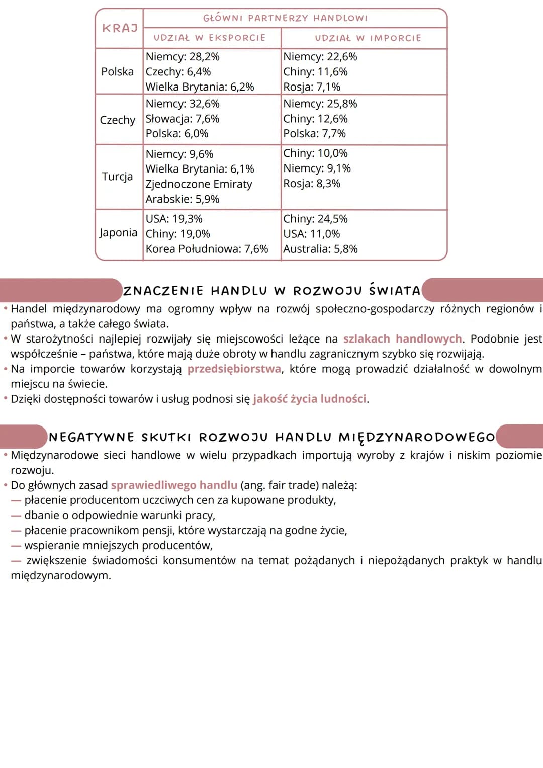 # handel międzynarodowy

HANDEL MIĘDZYNARODOWY I BILANS HANDLOWY

* Handel międzynarodowy — odpłatna wymiana towarów między państwami. Wyróż