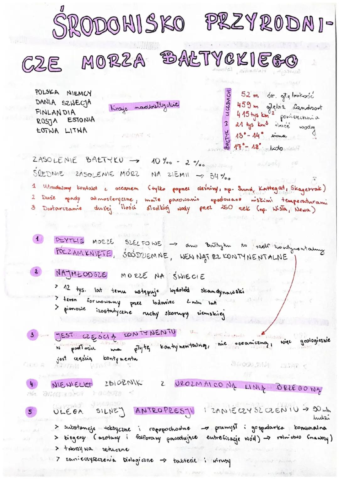 Przyroda Morza Bałtyckiego: Geografia, Fauna i Flora