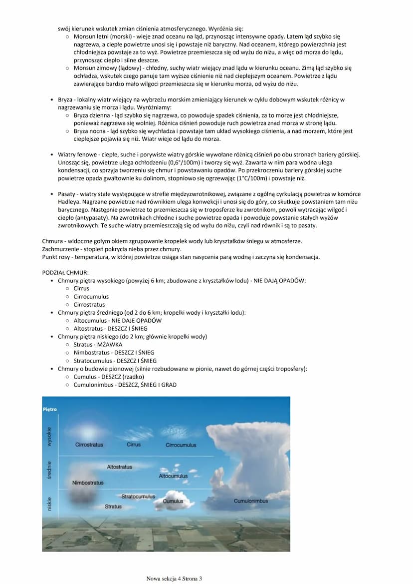 ATMOSFERA
wtorek, 11 października 2022 19:19
Warstwy atmosfery:
• egzosfera - warstwa położona najwyżej przechodząca w przestrzeń kosmiczną 