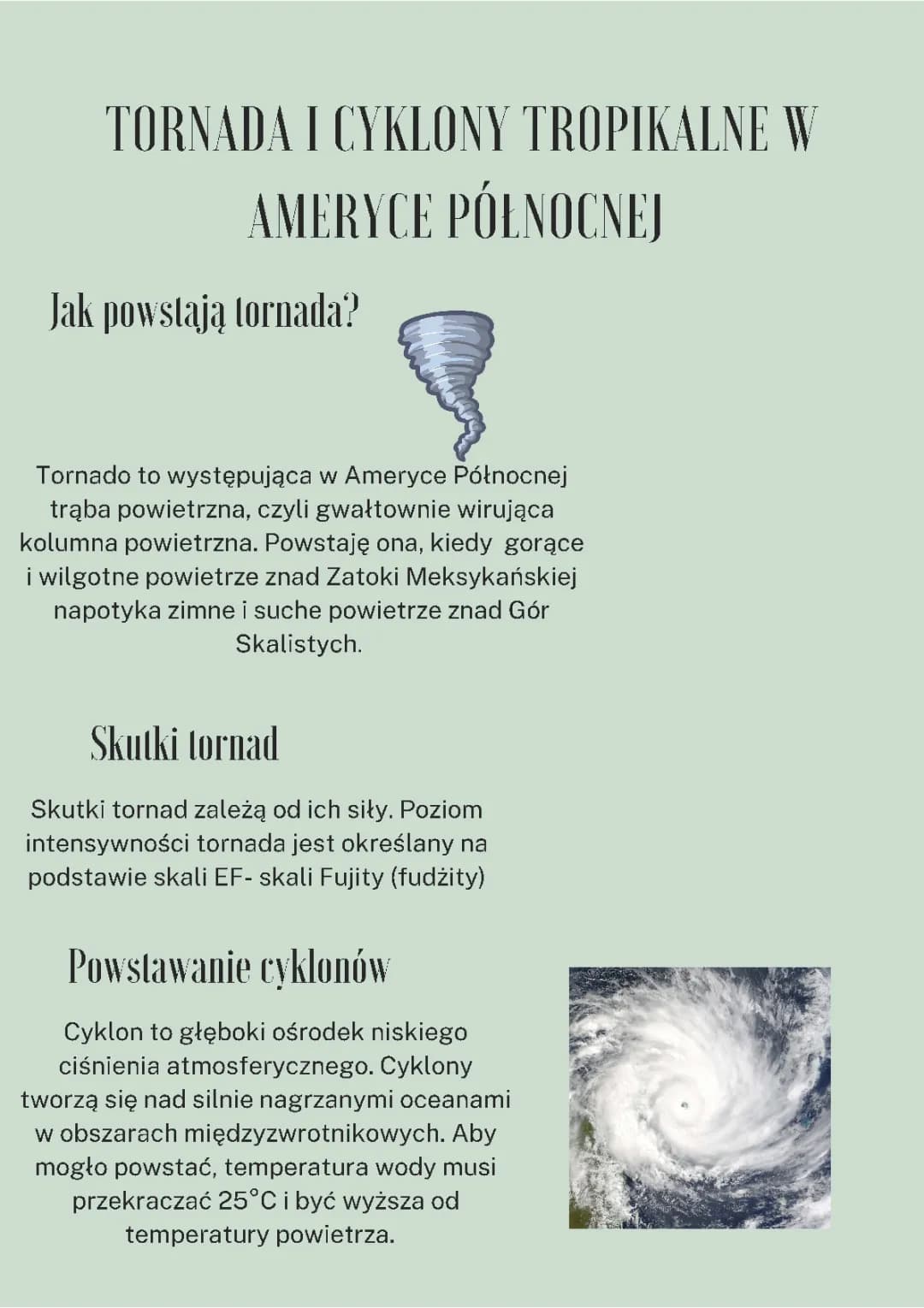 Tornada i cyklony tropikalne w Ameryce Północnej 