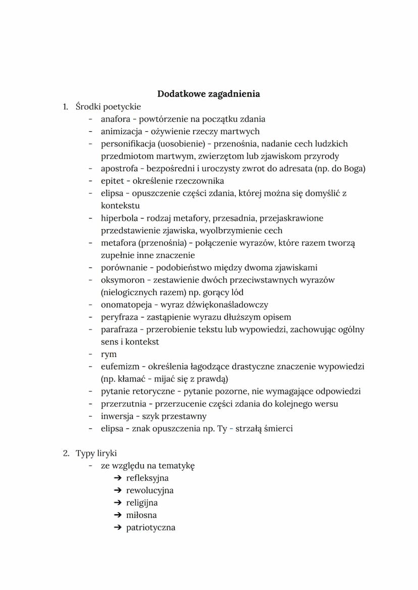 Wiedza z oświecenia
1. Periodyzacja, daty trwania epoki i jej podział
Polska:
początek: I połowa XVIII w. (ok. 1740)
koniec: I połowa XIX w.