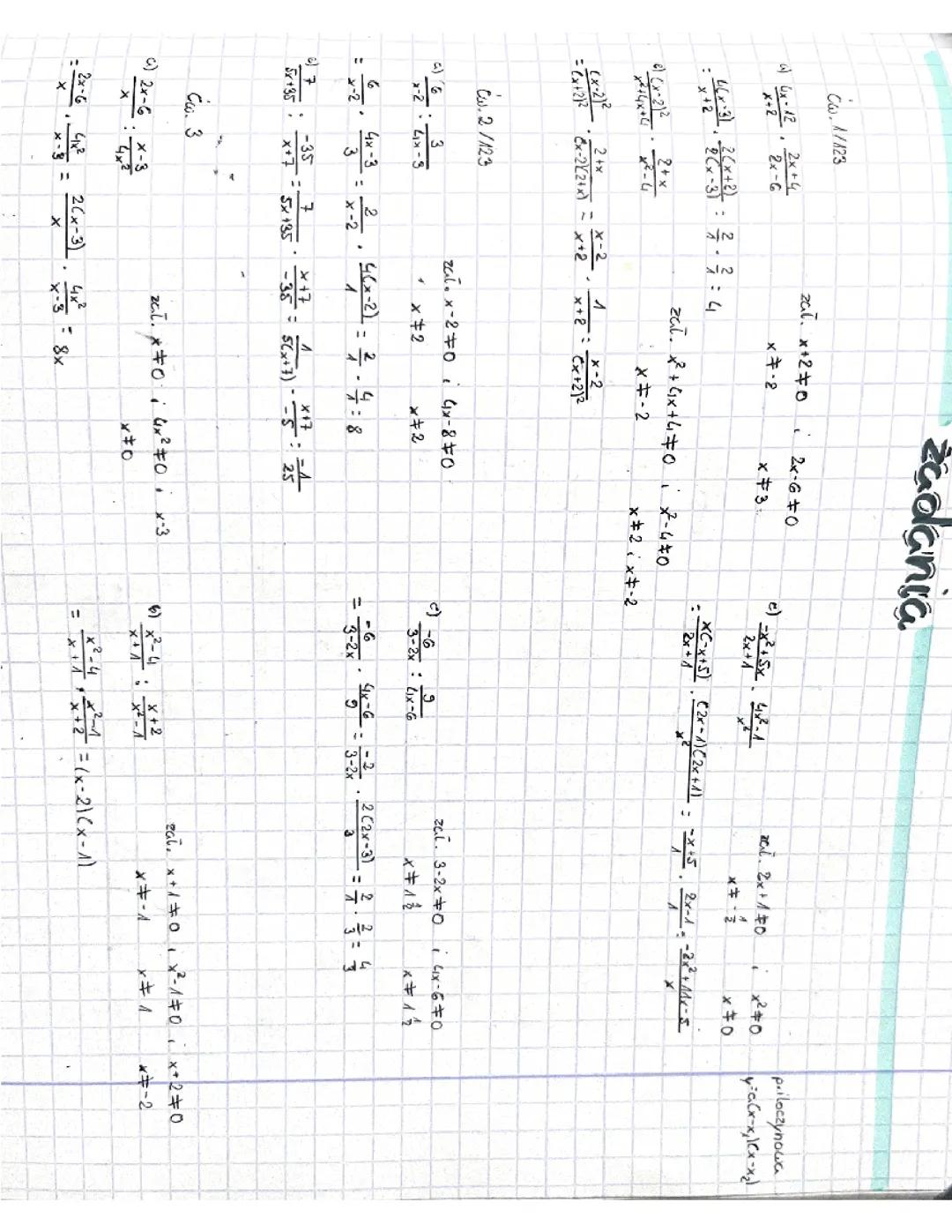 Proste Metody Mnożenia i Dzielenia Wyrażeń Wymiernych