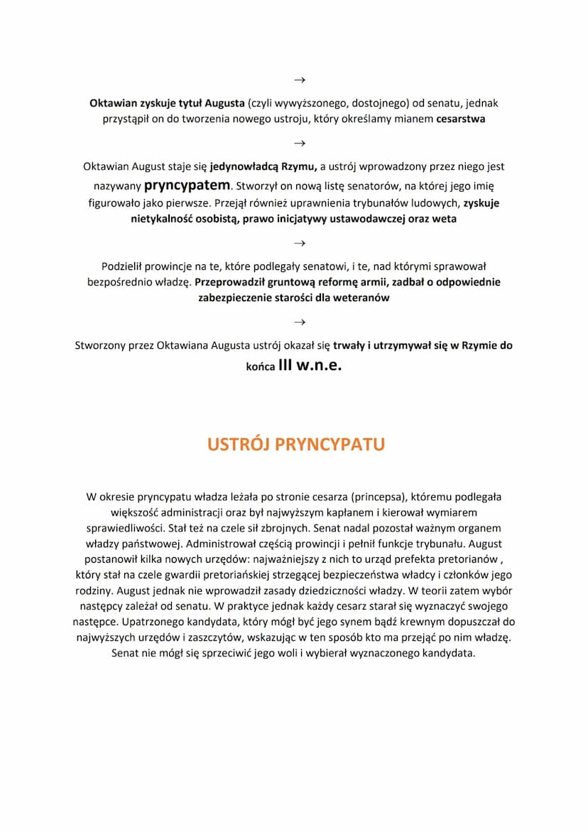POCZĄTKI CESARSTWA RZYMSKIEGO
KRYZYS REPUBLIKI RZYMSKIEJ
W drugiej połowie II w.p.n.e. w rzymskiej republice doszło do gwałtownych konfliktó