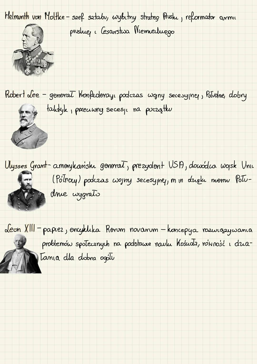 POSTACIE
Abraham Lincoln - prezydent Stanów Zjednoczonych, awolennik abdigo-
nizmu, w 1863r - dekret o 2niesieniu niewolnictwa,
Partia Repub