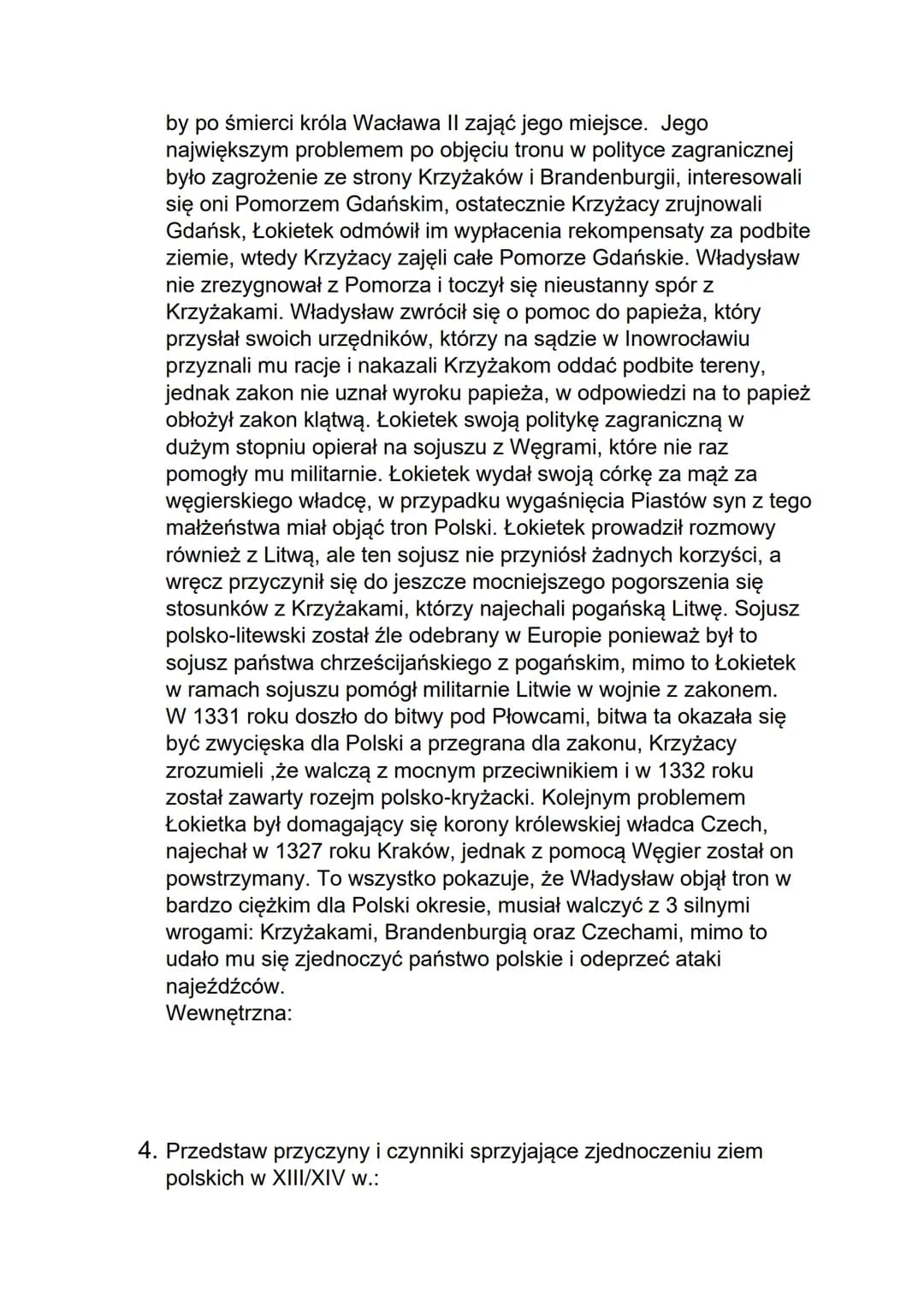 1. Wyjaśnij:
●
przywilej generalny - przywilej dotyczący całej grupy społecznej a
nie konkretnej osoby.
• Zasadźca- osoba zajmująca się zbie