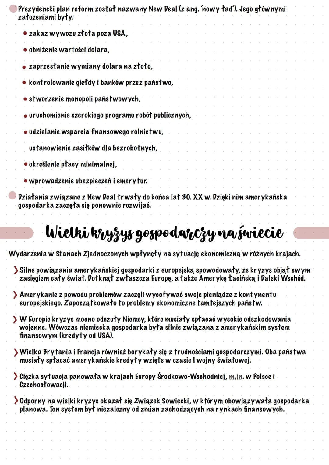 Wielki kryzys
gospodarczy
Przyczyny wielkiego kryžysu gospodarczego
Przyczyny wielkiego kryzysu gospodarczego:
● spekulacje na giełdach - ku
