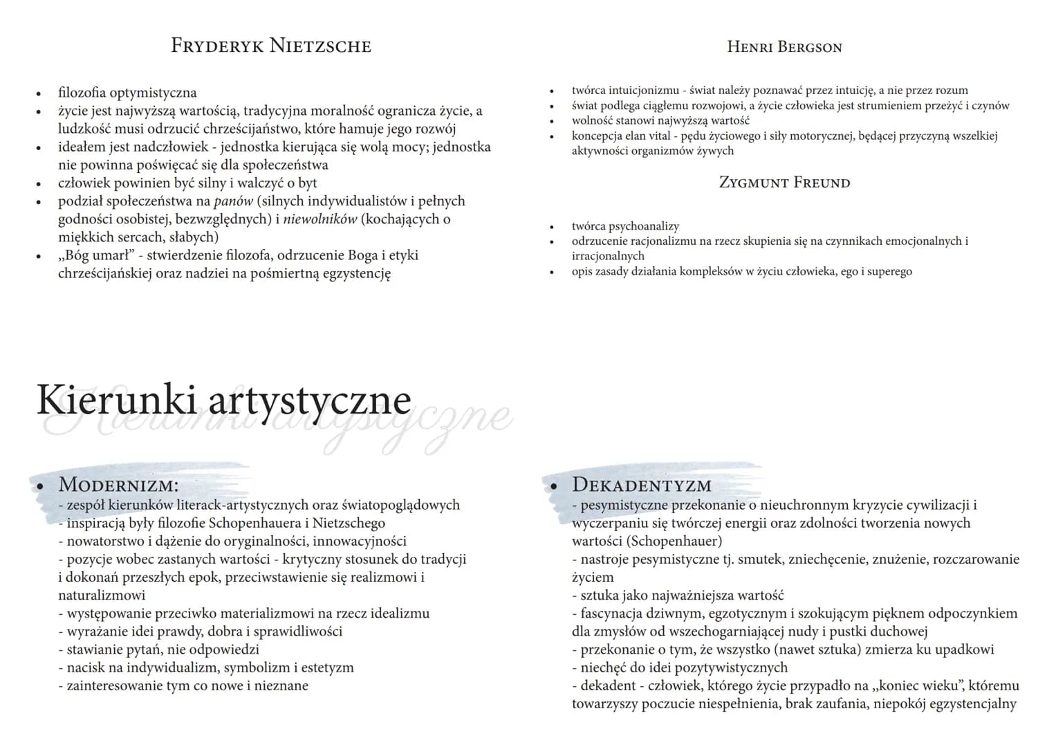 La belle epoque
z fr. piękna ekopa
Dekadentyzm
z fr. dekadence - schyłek
TŁO HISTORYCZNE
krytyka programu pozytywistycznego w latach
80. XIX