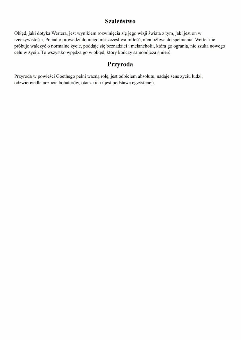 
<p>Dzieło zostało zainspirowane przez doświadczenia Goethego z wczesnej młodości. Po wizycie w Wetzlarze w 1772 roku, gdzie poznał Charlott