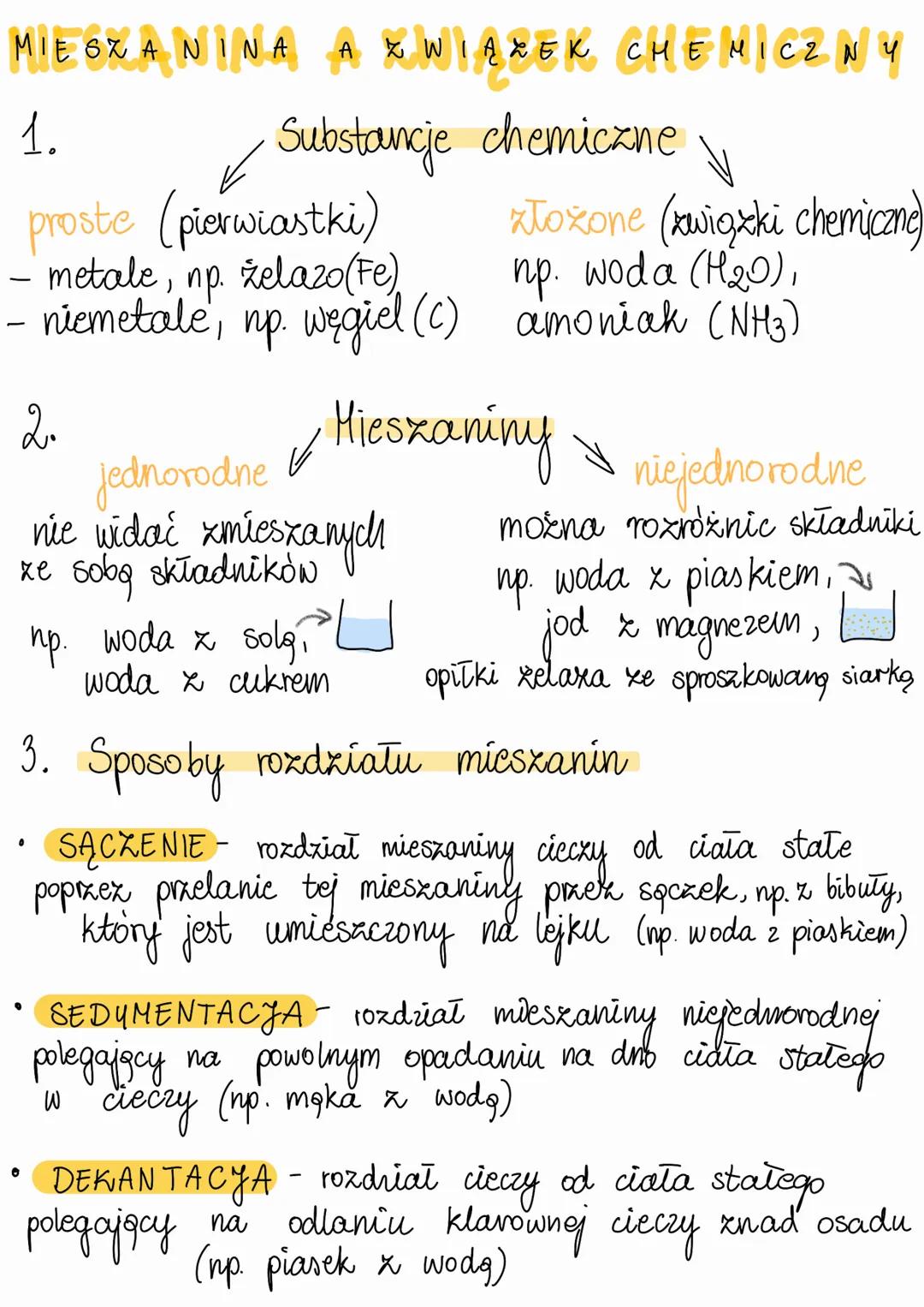 MIEOXANINA A XWIĄZEK CHEMICZNY
ΝΙΝΑ
1.
proste (pierwiastki)
metale, np. želazo (Fe)
- niemetale, np. węgiel (c) amoniak (NH3)
Substancje che