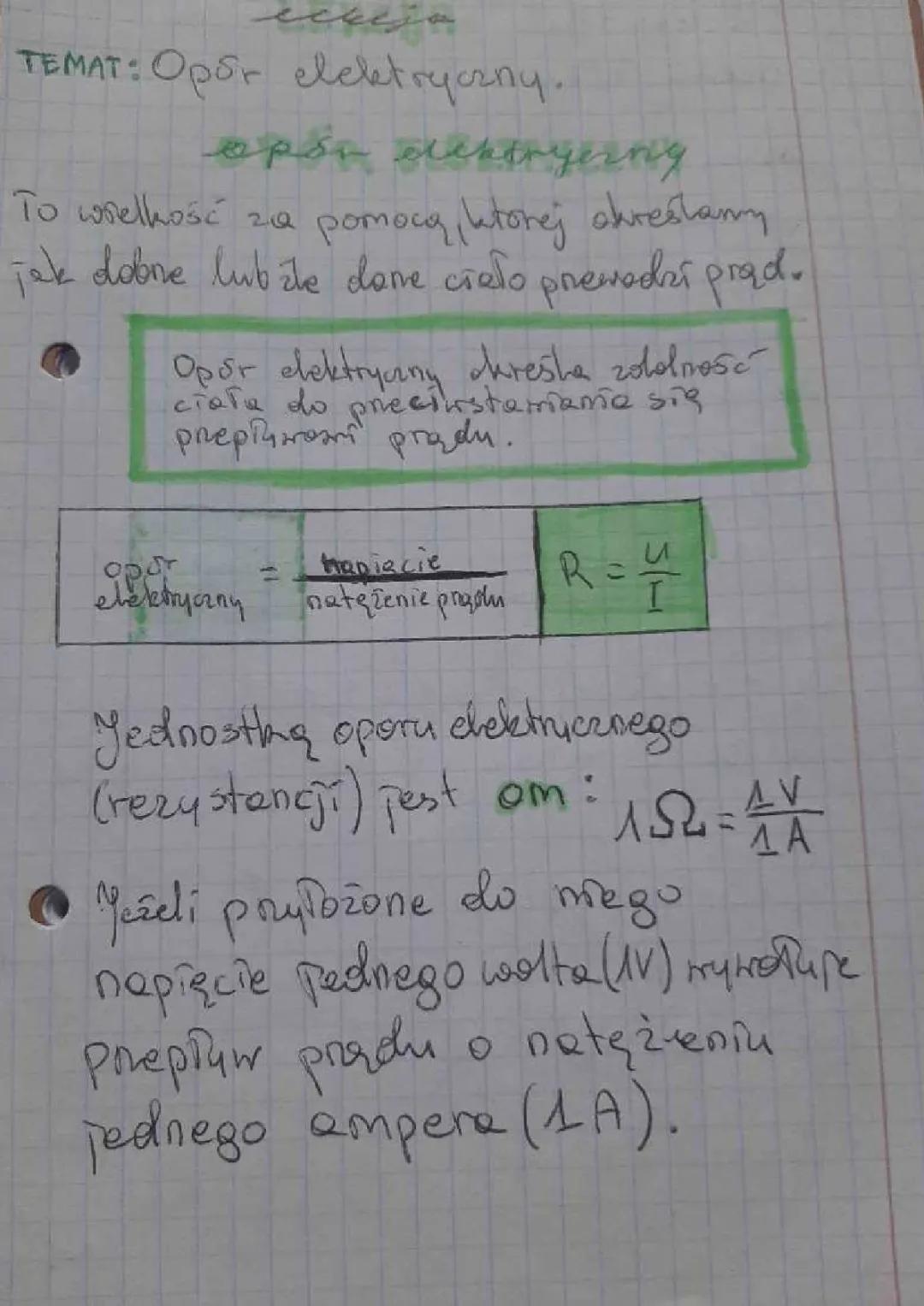 Opór Elektryczny: Podstawy i Przykłady