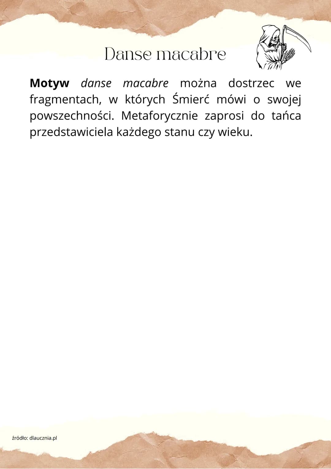 Rozmowa mistrza
Polikarpa ze Śmiercin
за
Rozmowa mistrza Polikarpa ze Śmiercią to przykład
średniowiecznej literatury świeckiej.
Dialog pomi
