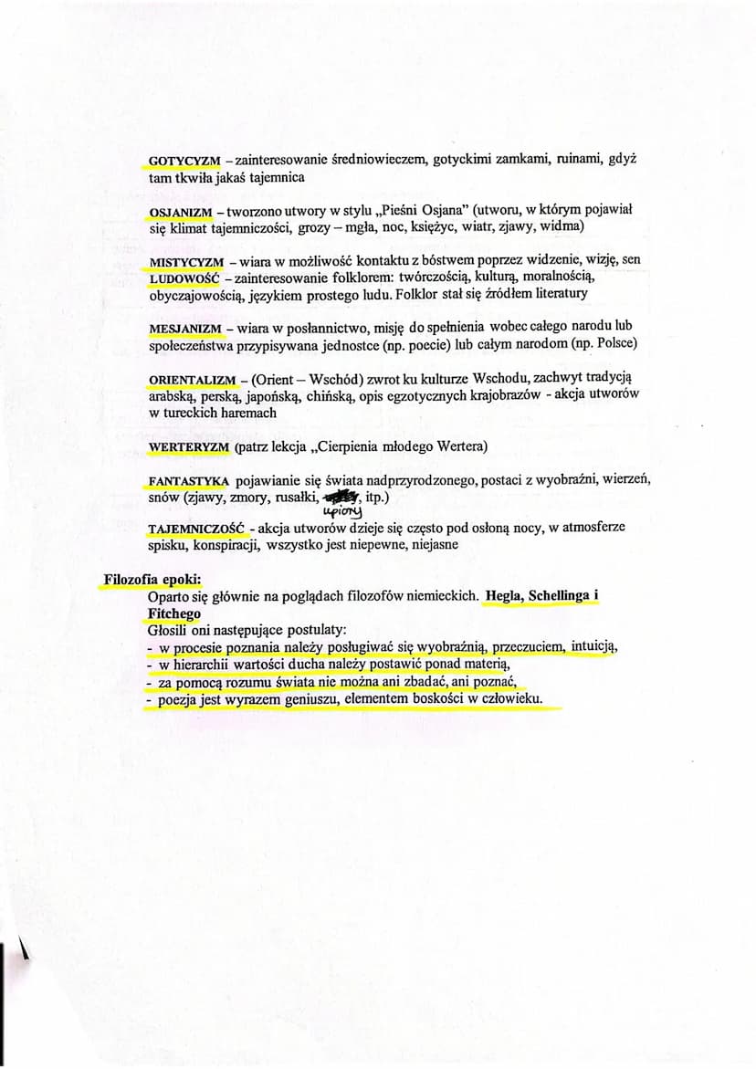 ROMANTYZM
nikami, minam, gi
TEMATY LITERATURY ROMANTYCZNEJ TO:
w którym pojau
MŁODOŚĆ MIŁOŚĆ WALKA FANTAZJA idma)
Nazwa epoki: od przymiotni