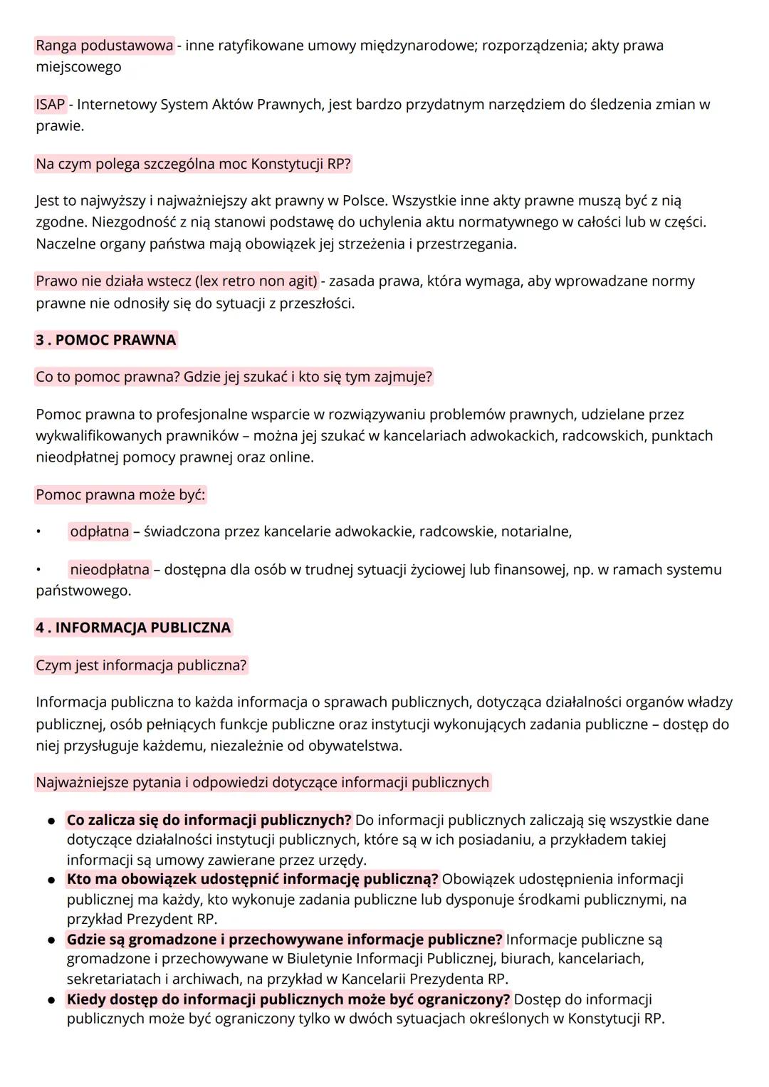 # Dział 1: Podstawy prawa

1. NORMY PRAWA

Prawo ma dwa znaczenia:

a) w znaczeniu podmiotowym: To uprawnienie przysługujące jednostce (osob