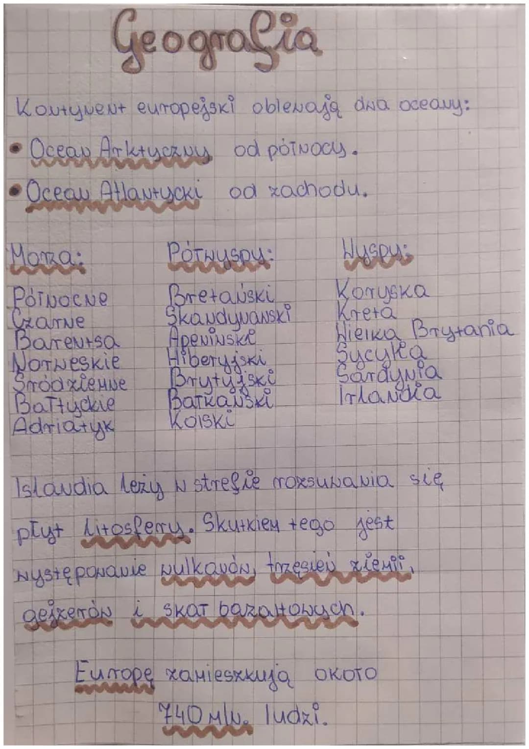 Środowisko przyrodnicze i ludność Europy 