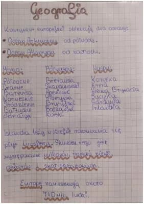 Know Środowisko przyrodnicze i ludność Europy  thumbnail
