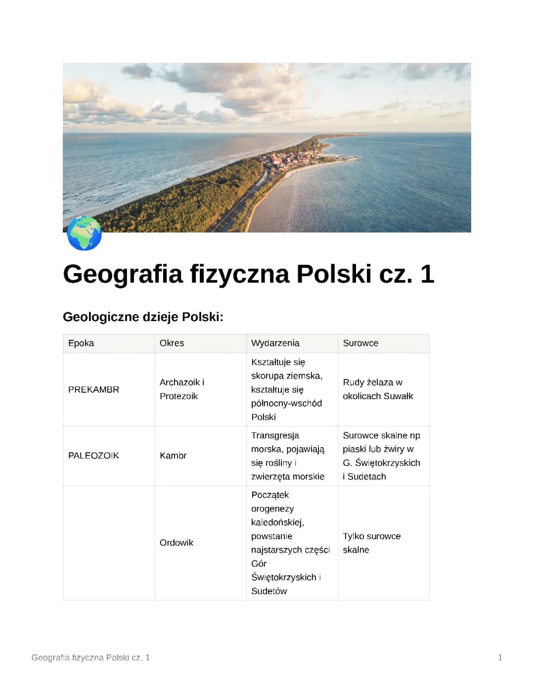 Zbiór Zadań Maturalnych z Geografii – PDF z Pytaniami o Ludności, Usługi i Geologię
