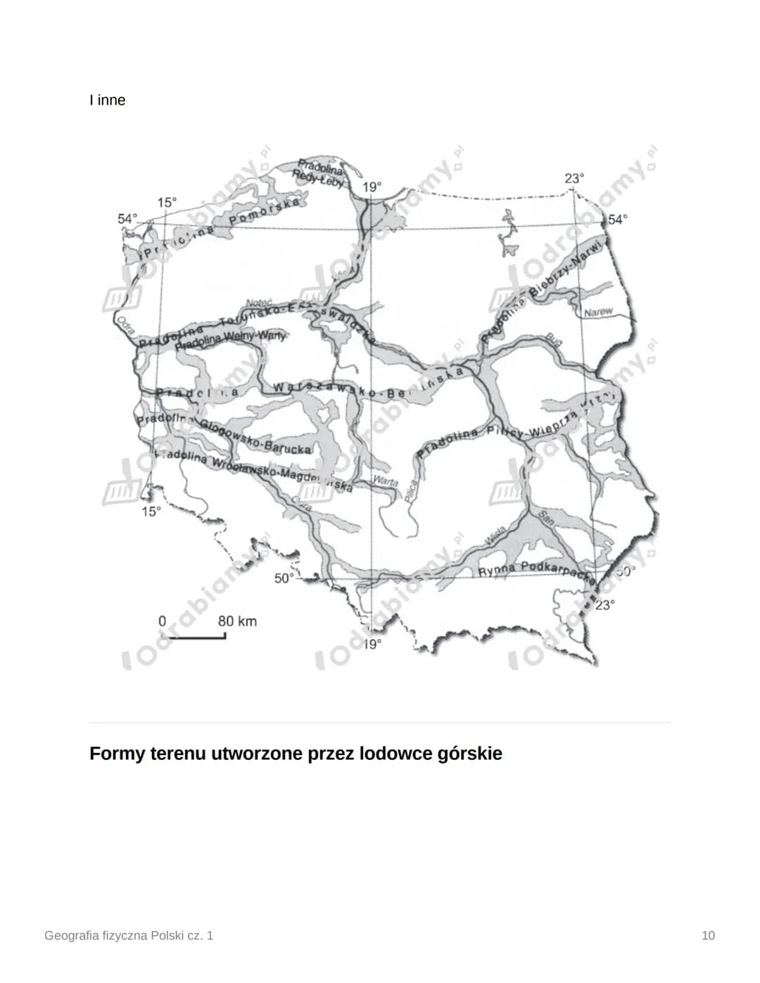 Geografia fizyczna Polski cz. 1
Geologiczne dzieje Polski:
Epoka
PREKAMBR
PALEOZOIK
Geografia fizyczna Polski cz. 1
Okres
Archazoik i
Protez