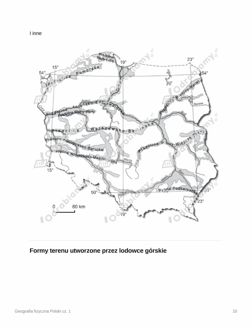 Geografia fizyczna Polski cz. 1
Geologiczne dzieje Polski:
Epoka
PREKAMBR
PALEOZOIK
Geografia fizyczna Polski cz. 1
Okres
Archazoik i
Protez