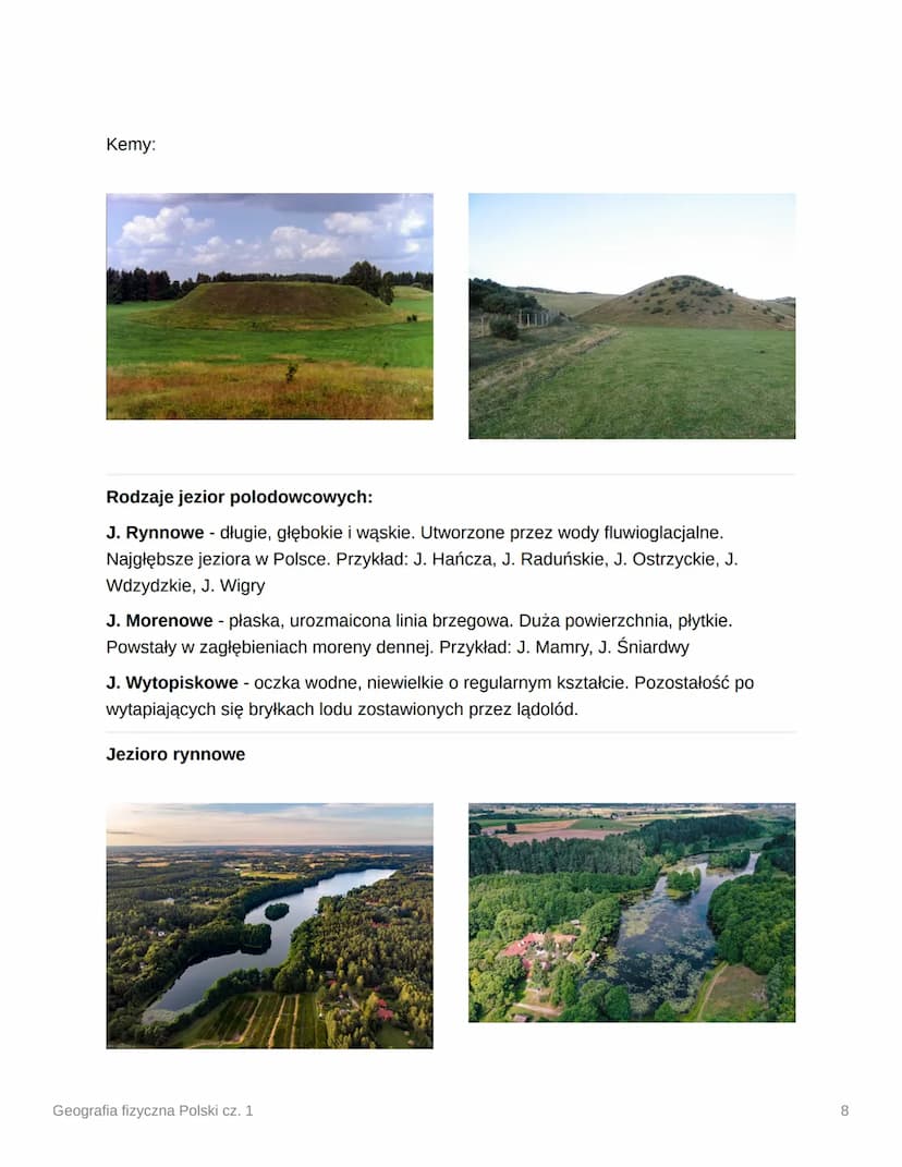 Geografia fizyczna Polski cz. 1
Geologiczne dzieje Polski:
Epoka
PREKAMBR
PALEOZOIK
Geografia fizyczna Polski cz. 1
Okres
Archazoik i
Protez