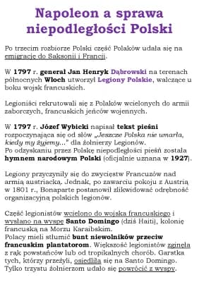 Know Napoleon a sprawa niepodległości Polski (WSiP kl 6) thumbnail
