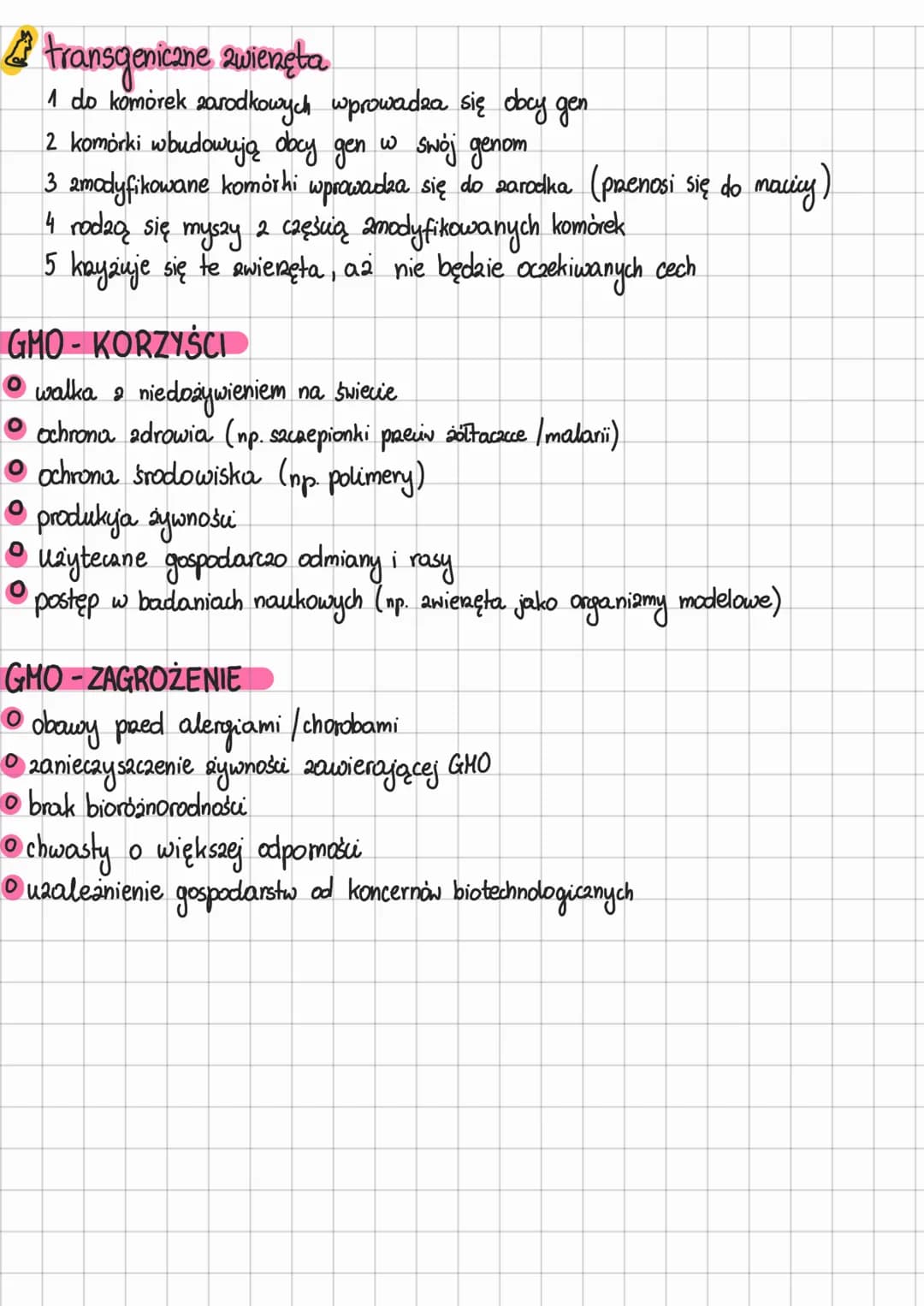 ORGANIZMY ZMODYFIKOWANE
GENETYCZNIE
GMO (organizmy zmodyfikowane genetycznie) - organizm, którego
material genetyczny 20stał zmieniony za po