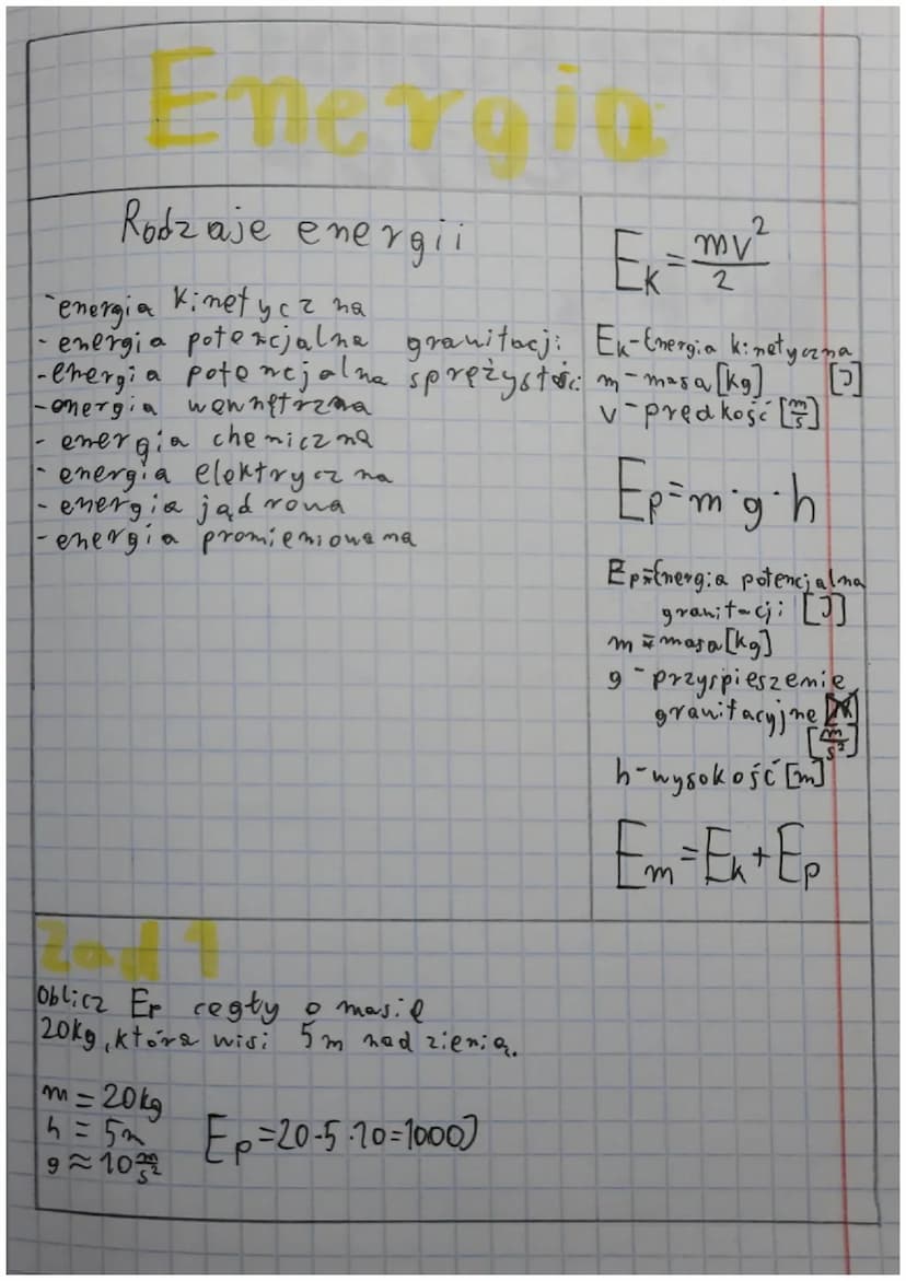 Praca
Fw
Praca jest wykonywana
W=F⚫s
Work Force distance
(spatium)
[]] = [N] - [m]
Fw
+
S
Praca nie jest wykonywana
N = k9 - m
2
Zad Silnik 