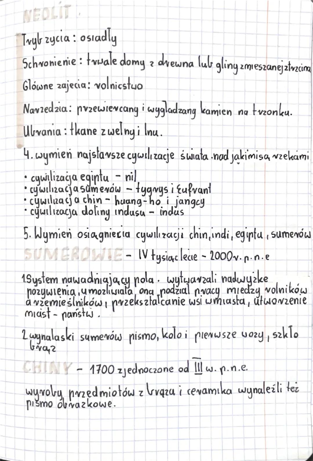 histenia
zagadniena
1. na jakie epoki podzielono dzieje ludkości? w jakich latach?
- starsza epoka kamienna (paleolit) od począdku do 8000~p